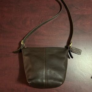 Vintage Coach Saddle Bag